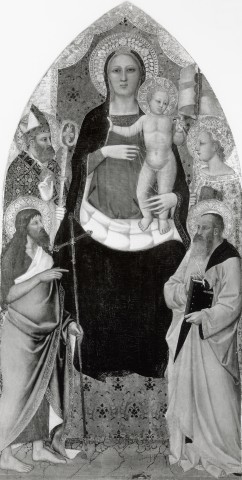 New York Historical Society — Virgin and Child with four Saints by Nardo di Cione — insieme